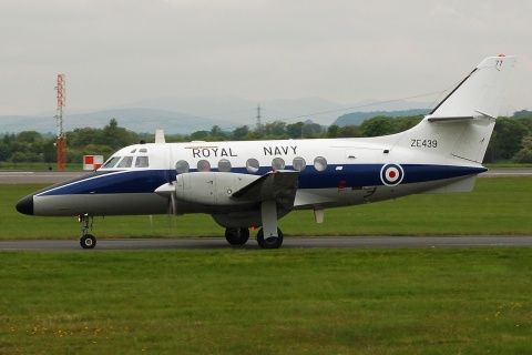 ZE439 - Jetstream 31-3100 - Royal Navy - GLA - 16-05-2008