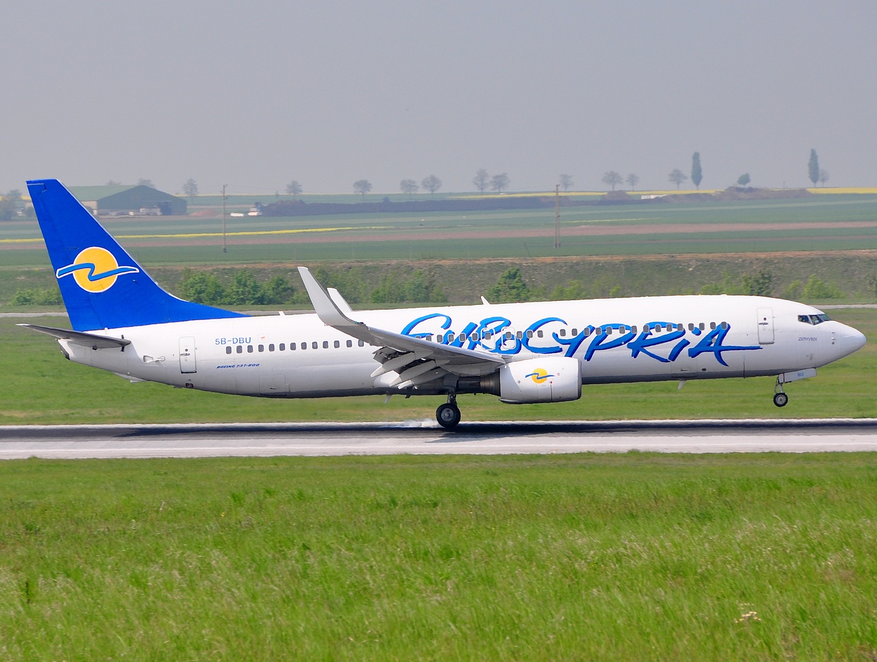 5B-DBU - 737-8Q8(WL) - Eurocypria Airways - VIE - 24-04-2009