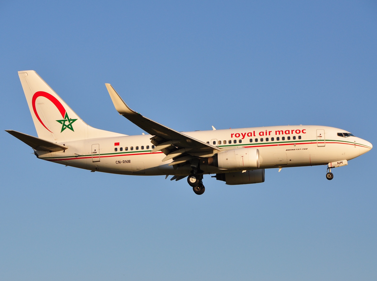 CN-RNM - 737-7B6(WL) - Royal Air Maroc - BRU - 04-08-2009