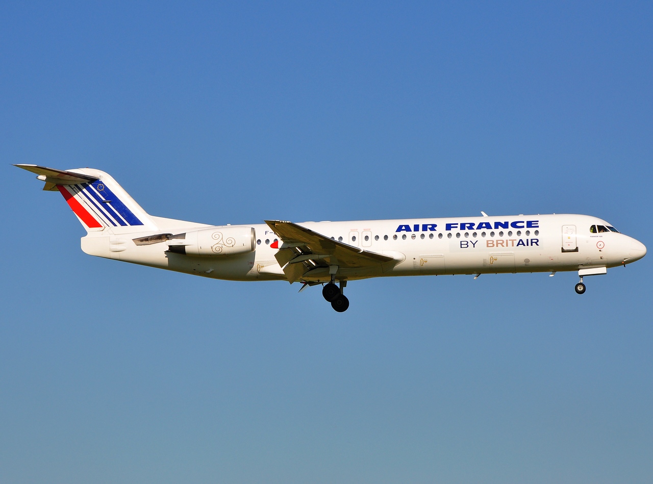 F-GPXF - Fokker 100 - Air France - AMS - 23-06-2009