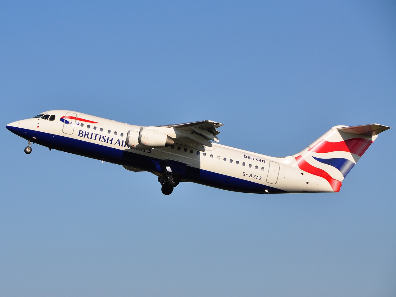 G-BZAZ - RJ100 - British Airways - AMS - 23-06-2009