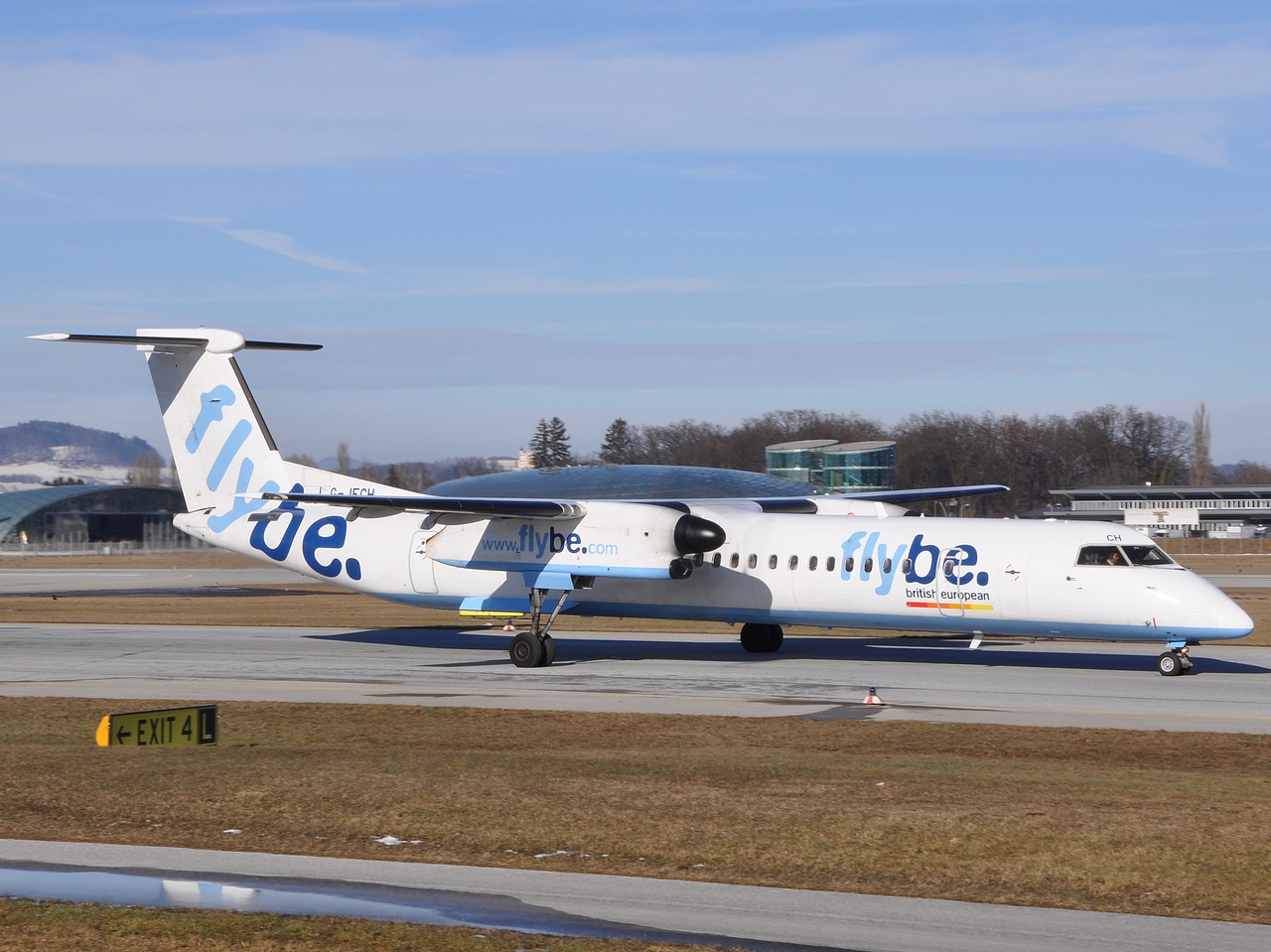 G-JECH - DHC-8-402Q - Flybe - SZG - 28-02-2009