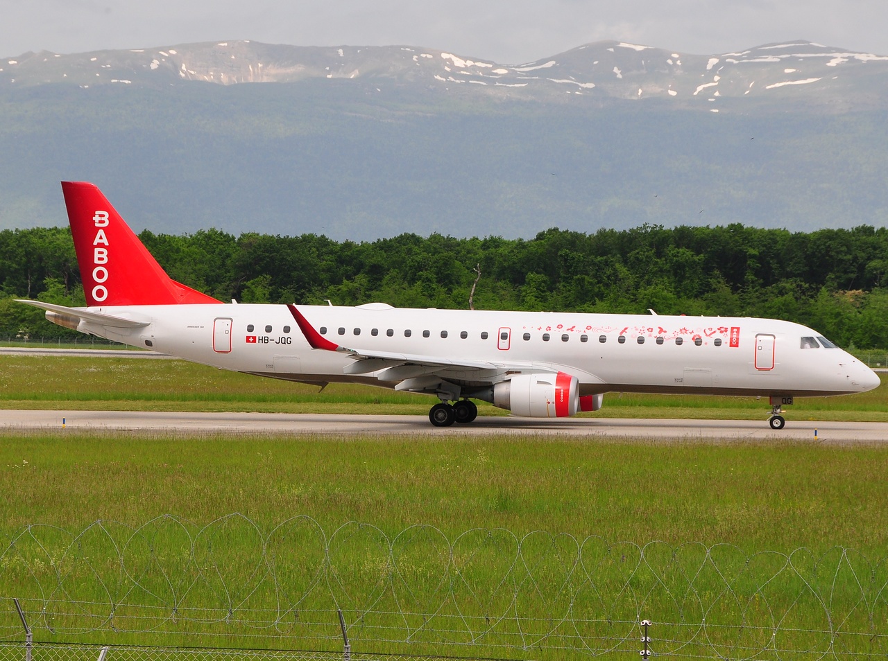 HB-JQG - ERJ-190LR (ERJ-190-100 LR) - Baboo - GVA - 12-05-2009