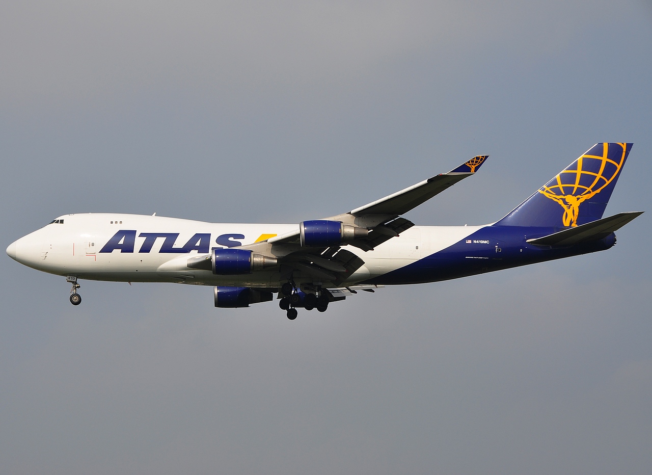 N419MC - 747-48EF - Atlas Air - HHN - 04-04-2009
