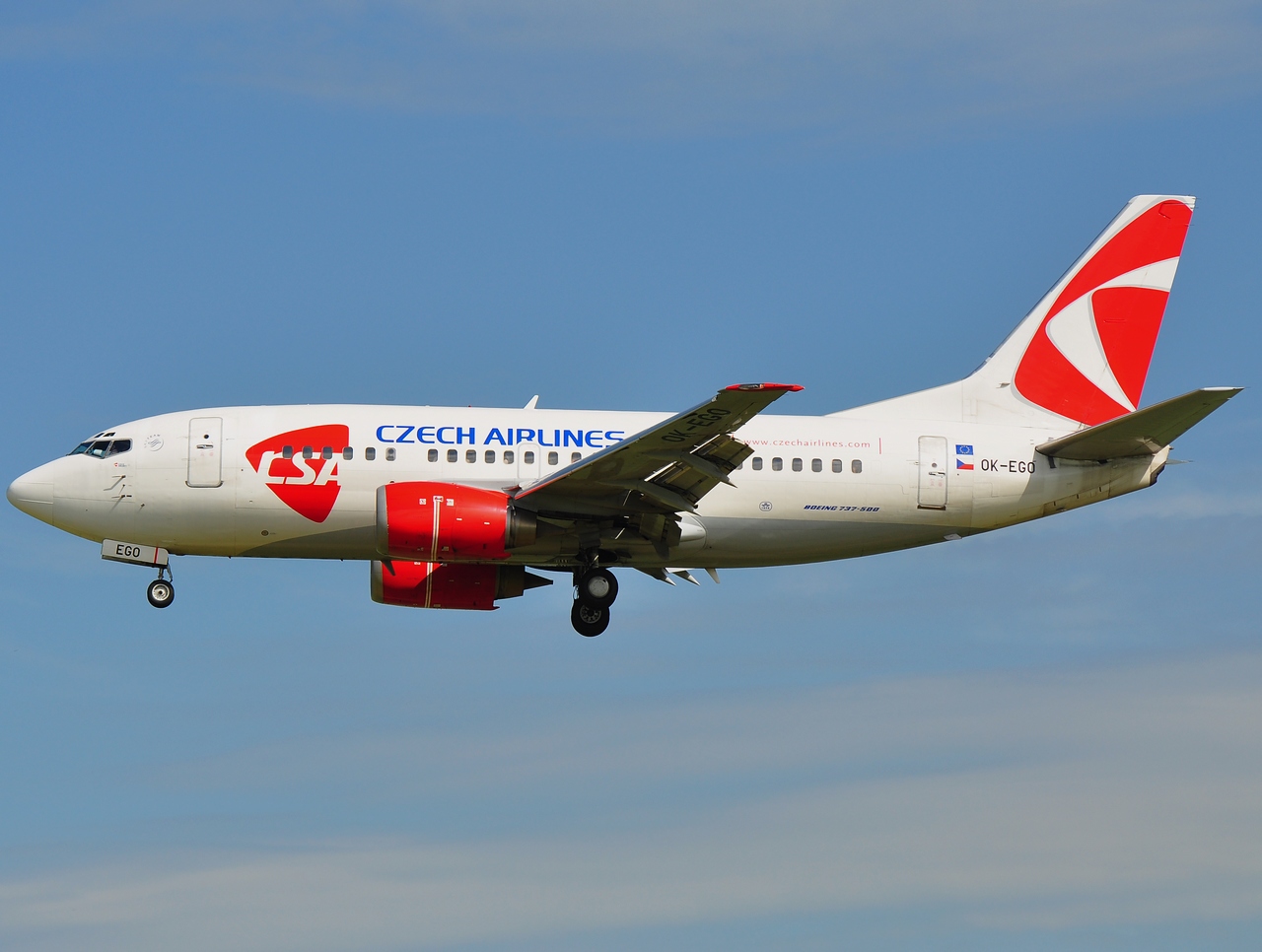 OK-EGO - 737-55S - CSA Czech Airlines - PRG - 09-06-2009