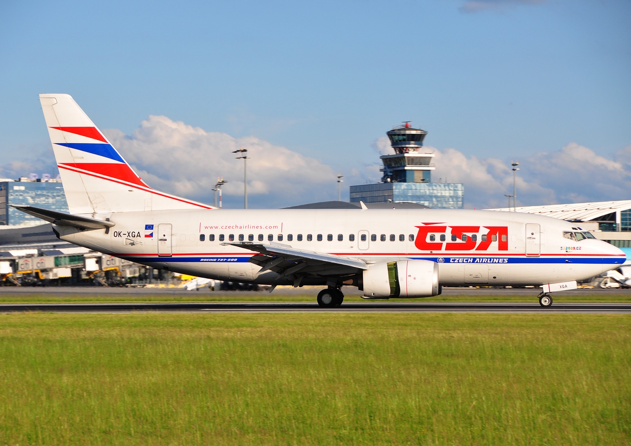 OK-XGA - 737-55S - CSA Czech Airlines - PRG - 09-06-2009