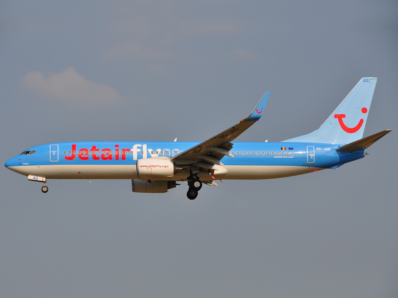 OO-JAQ - 737-8K5(WL) - JetairFly - BRU - 02-07-2009