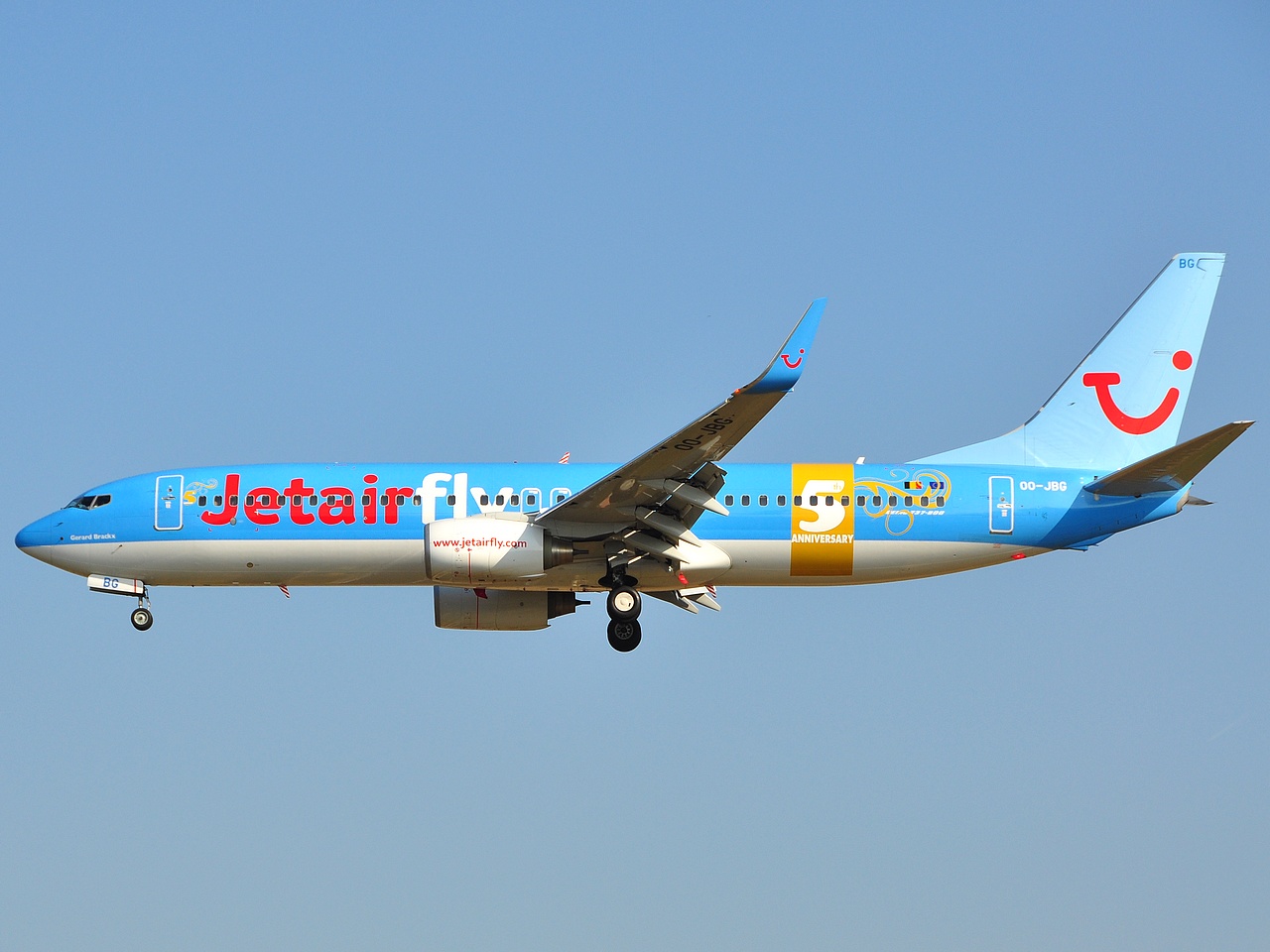 OO-JBG - 737-8K5(WL) - JetairFly - BRU - 01-04-2009