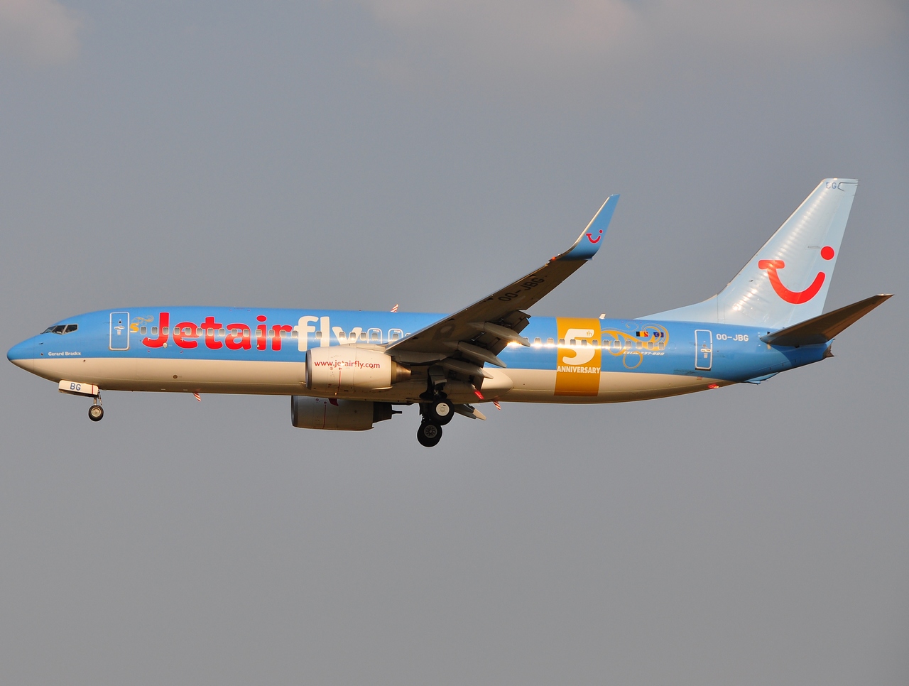 OO-JBG - 737-8K5(WL) - JetairFly - BRU - 02-07-2009