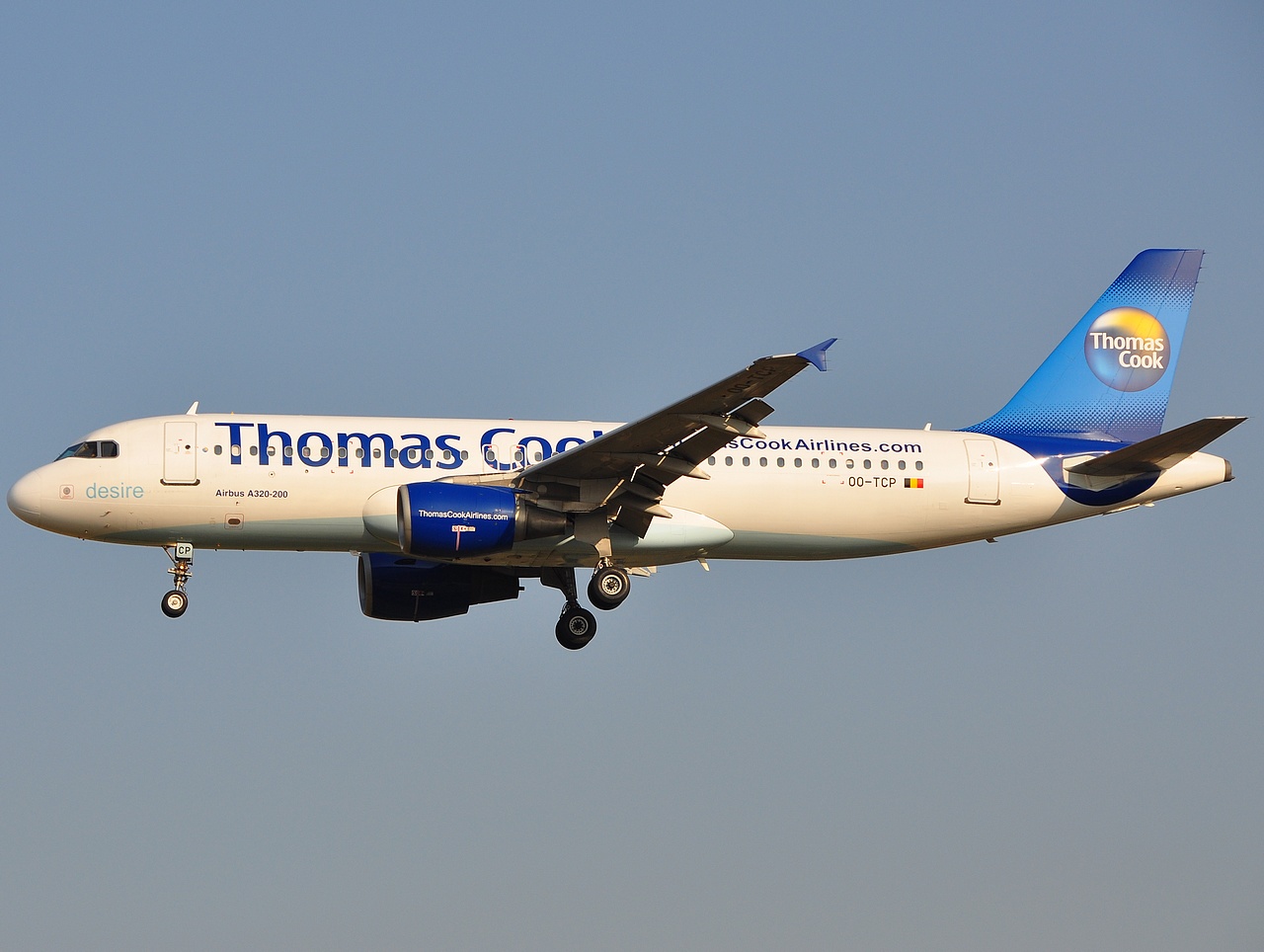 OO-TCP - A320-214 - Thomas Cook Airlines Belgium - BRU - 02-04-2009