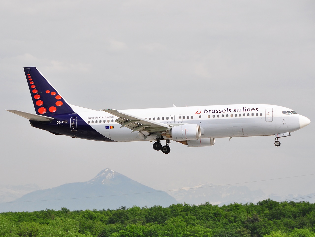 OO-VBR - 737-4Y0 - Brussels Airlines - GVA - 12-05-2009