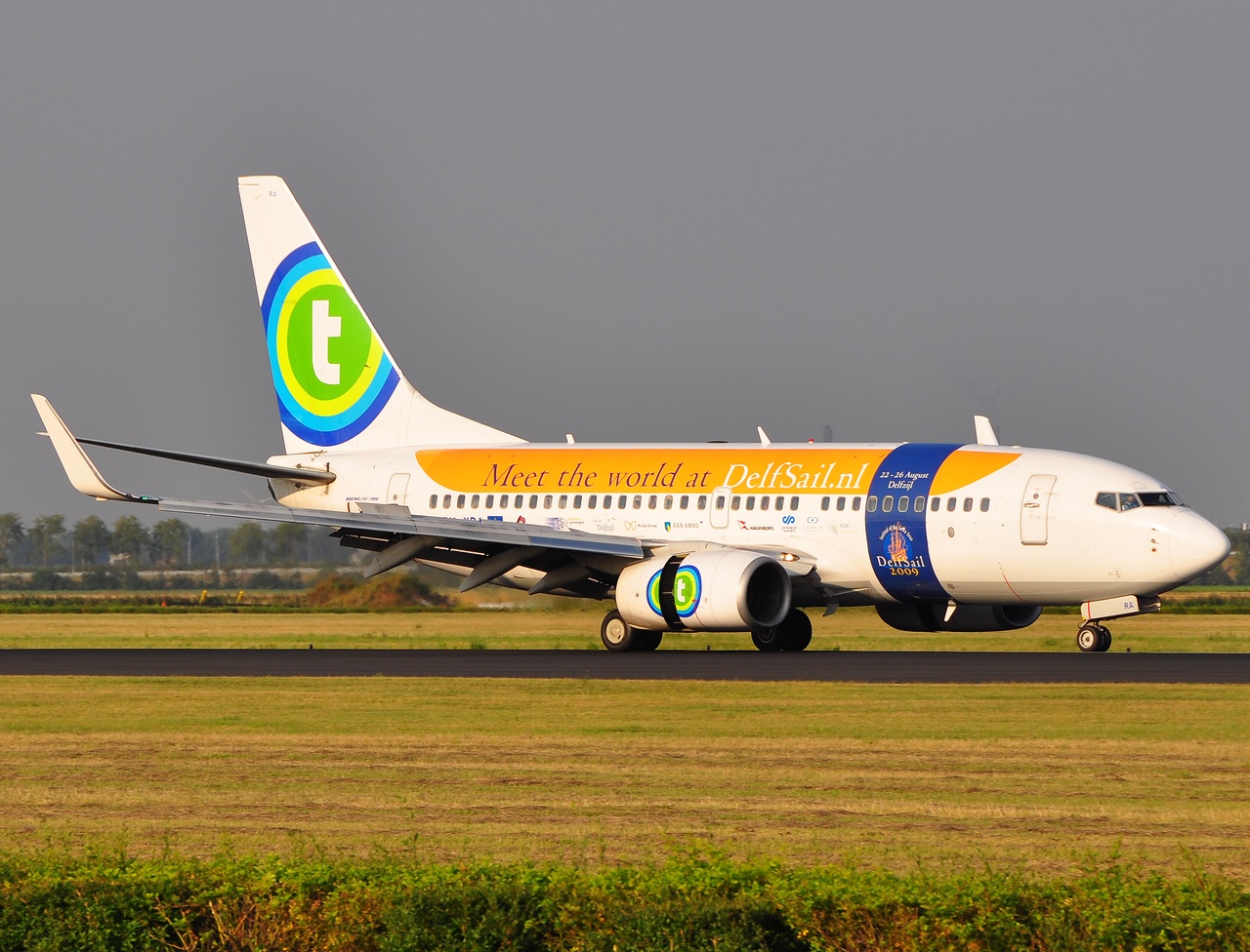 PH-XRA - 737-7K2(WL) - Transavia - AMS - 18-08-2009