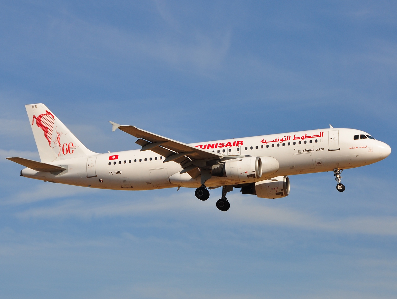 TS-IMB - A320-211 - Tunisair - LGG - 05-08-2009