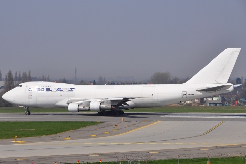 4X-AXK - 747-245F - El Al Israel Airlines - LGG - 03-04-2009