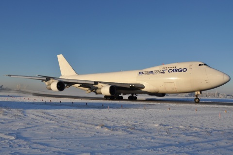 4X-AXK - 747-245F - El Al Israel Airlines - LGG - 09-01-2009
