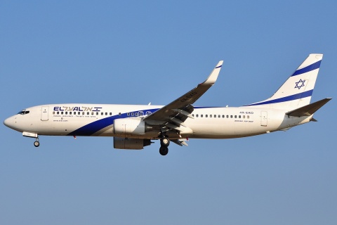 4X-EKO - 737-86Q(WL) - El Al Israel Airlines - BRU - 01-04-2009