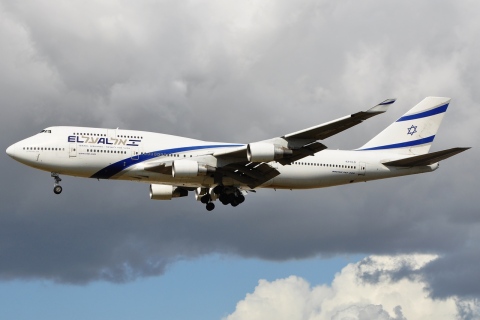4X-ELD - 747-458 - El Al Israel Airlines - LHR - 28-08-2009