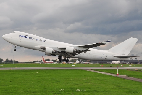 4X-ELF - 747-412F - El Al Israel Airlines - LGG - 22-08-2009