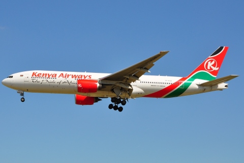 5Y-KQS - 777-2U8(ER) - Kenya Airways - AMS - 23-06-2009