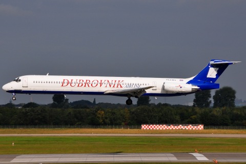 9A-CDA - MD-83 - Dubrovnik Airline - DUS - 06-09-2009