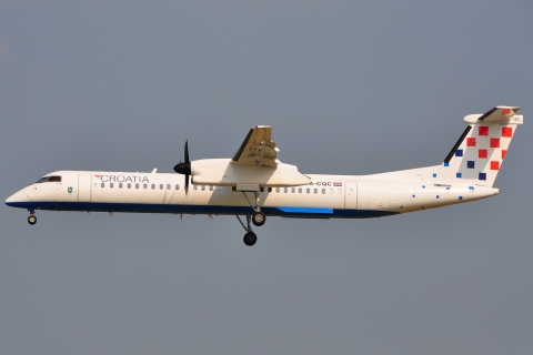 9A-CQC - DHC-8-402 - Croatia Airlines - BRU - 02-07-2009