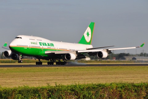 B-16405 - 747-45E - EVA Air - AMS - 18-08-2009