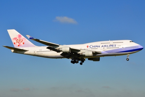 B-18203 - 747-409 - China Airlines - AMS - 23-06-2009