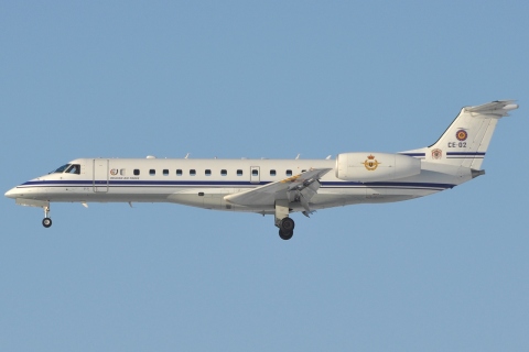 CE-02 - ERJ-135LR - Belgian Air Force - LGG - 09-01-2009