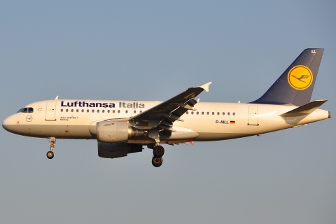 D-AILL - A319-114 - Lufthansa Italia - BRU - 02-04-2009