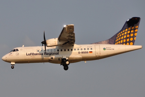 D-BSSS - ATR 42-500 - Contact Air - BRU - 02-07-2009