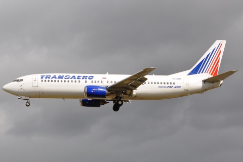 EI-DNM - 737-4S3 - Transaero Airlines - LHR - 28-08-2009