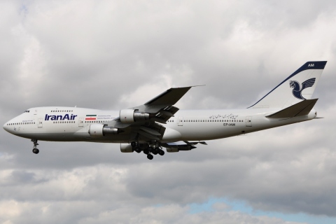 EP-IAM - 747-186B - Iran Air - LHR - 27-08-2009