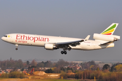 ET-AML - MD-11F - Ethiopian Airlines - LGG - 03-04-2009