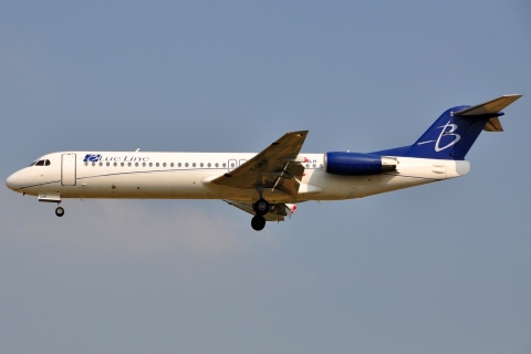 F-GNLH - Fokker 100 - Blue Line - BRU - 02-07-2009