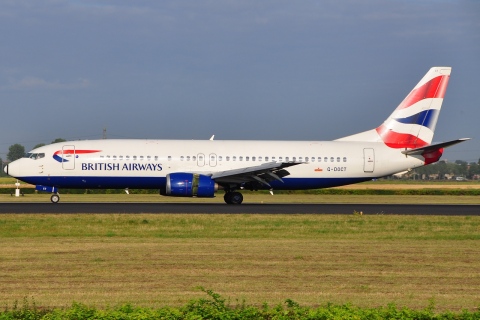 G-DOCT - 737-436 - British Airways - AMS - 18-08-2009