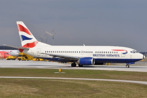 G-LGTE - 737-3Y0 - British Airways - SZG - 21-03-2009