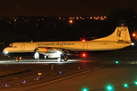 G-LOFB - L-188 Electra-C - Atlantic Airlines - LGG - 02-10-2009