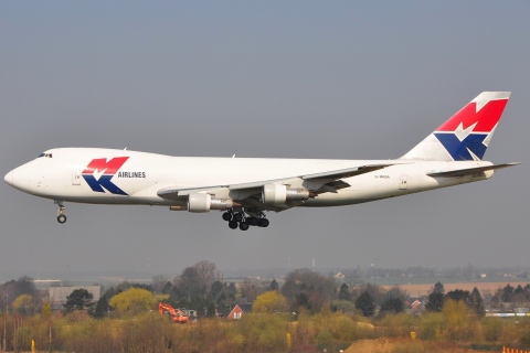 G-MKBA - 747-2B5F - MK Airlines - LGG - 03-04-2009