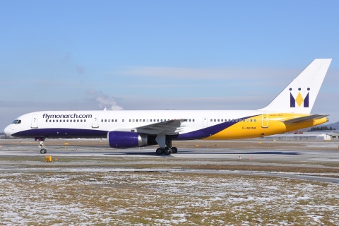 G-MONK - 757-2T7 - Monarch Airlines - SZG - 28-02-2009