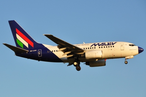 HA-LOG - 737-6Q8 - Malev Hungarian Airlines - BRU - 04-08-2009