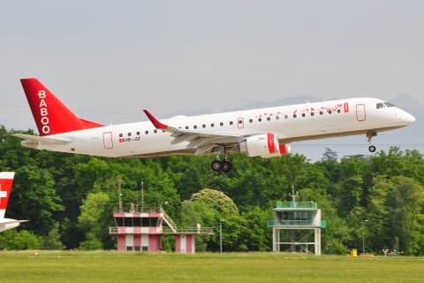 HB-JQF - ERJ-190LR (ERJ-190-100 LR) - Baboo - GVA - 12-05-2009