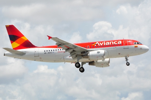 HK-4553-X - A319-115 - Avianca - MIA - 18-05-2009