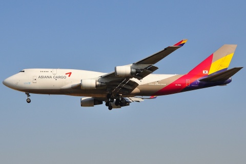 HL7414 - 747-48EF - Asiana Airlines - BRU - 02-04-2009