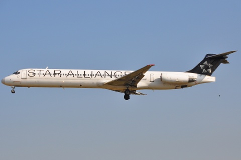 LN-KHP - MD-80 - SAS Scandinavian - BRU - 02-04-2009