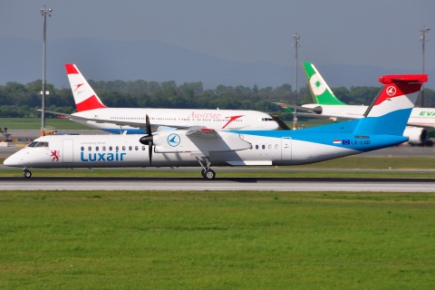 LX-LGD - DHC-8-402 - Luxair - VIE - 25-04-2009