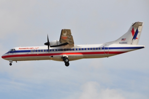 N348AE - ATR 72-212 - American Eagle - MIA - 15-05-2009