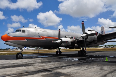 N381AA - DC-7-B - California Airmotive Corporation - OPF - 16-05-2009