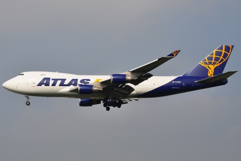 N419MC - 747-48EF - Atlas Air - HHN - 04-04-2009