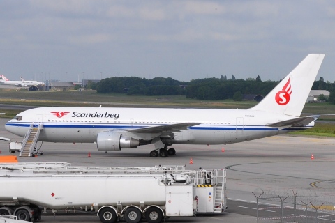 N712AX - 767-2J6(ER) - Scanderbeg Airlines - LGG - 03-06-2009