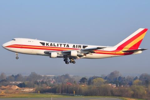 N747CK - 747-221F - Kalitta Air - LGG - 03-04-2009